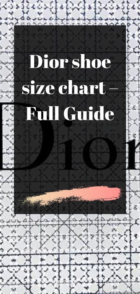 cristian dior shoes|christian dior shoe size chart.